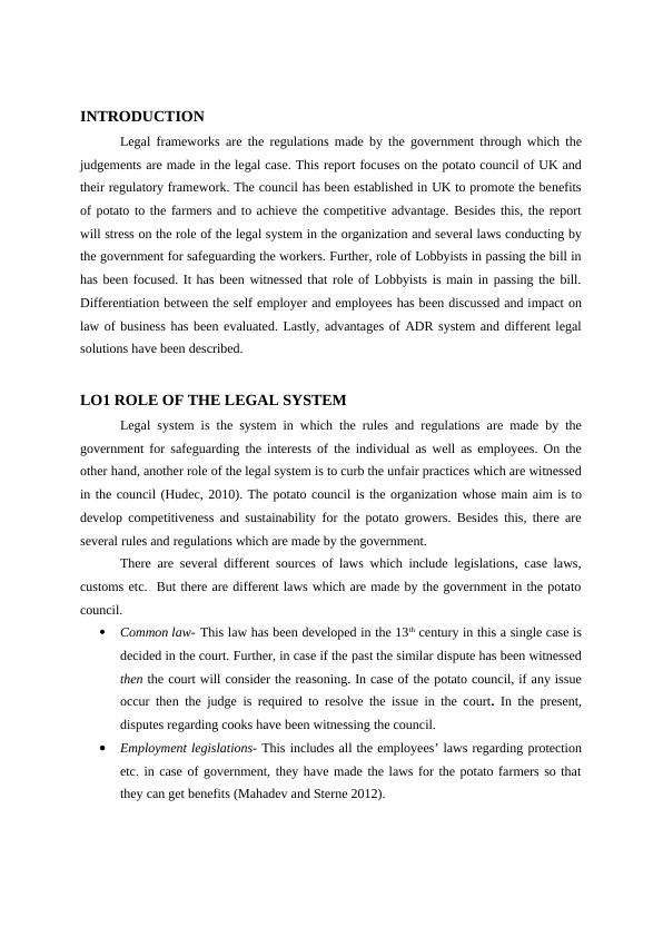 Role of The Legal System - Report_3
