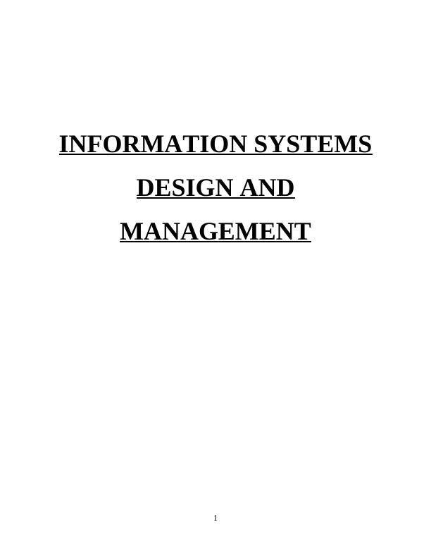 Information Systems Design And Management (PDF)_1