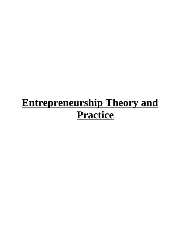 Entrepreneurial Opportunities and Orientation_1
