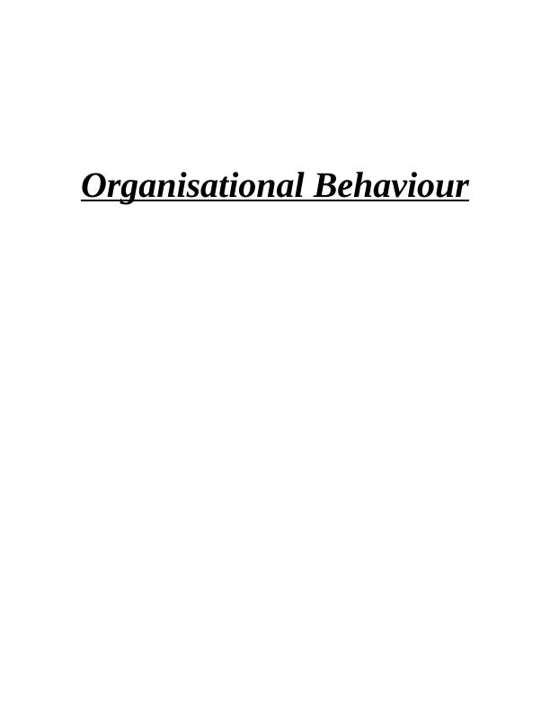 Organisational Behaviour 4Com Plc_1