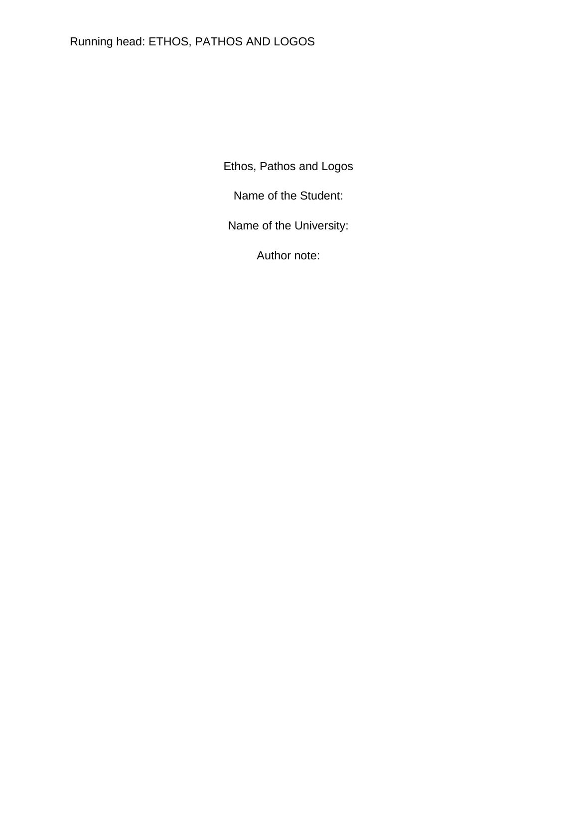 (PDF) Ethos, Pathos and Logos_1