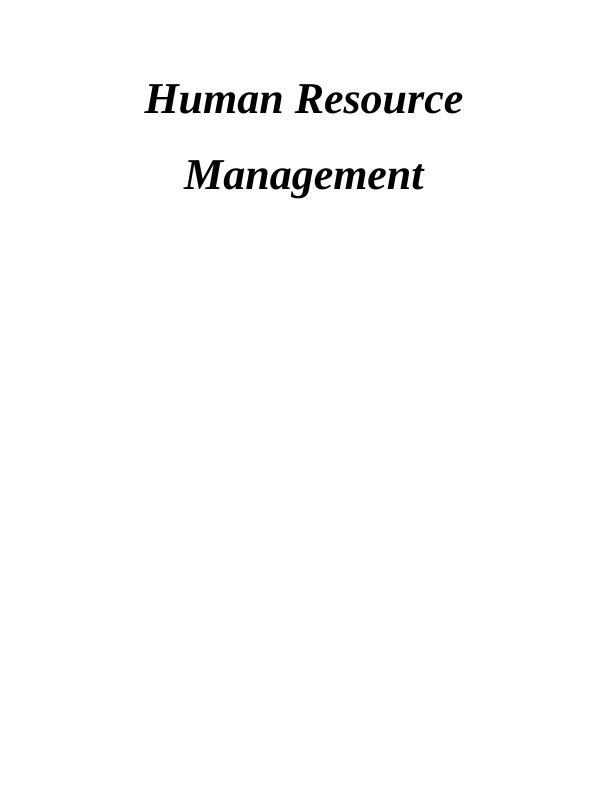 Human Resource Management Practices and Policies for Employers and Employees_1