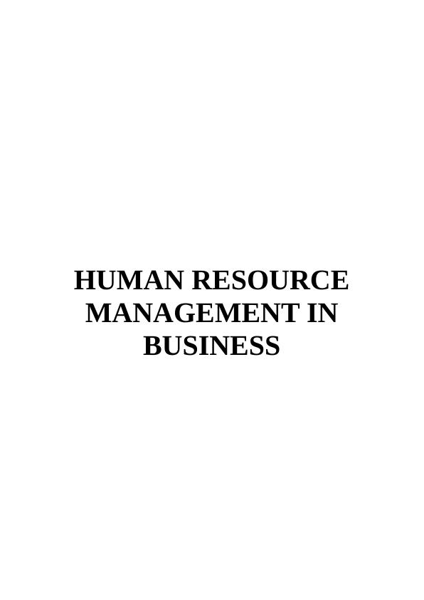 Human Resource Management in Business_1