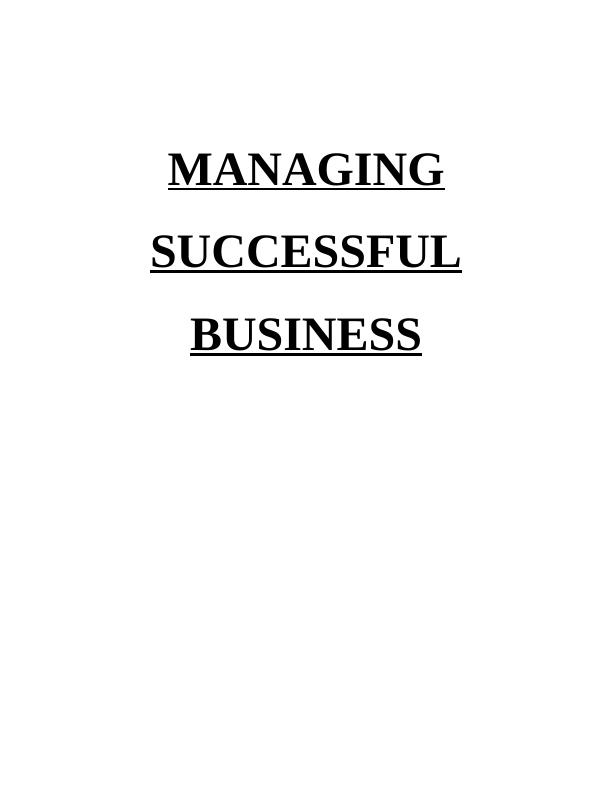 Managing Successful Business - Brookland hotel_1