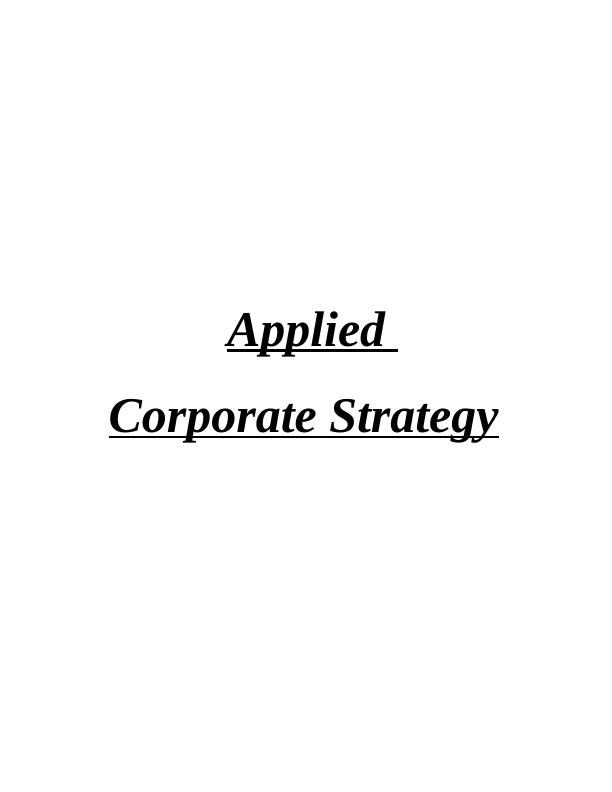 Applied Corporate Strategy Assessment (Doc)_1
