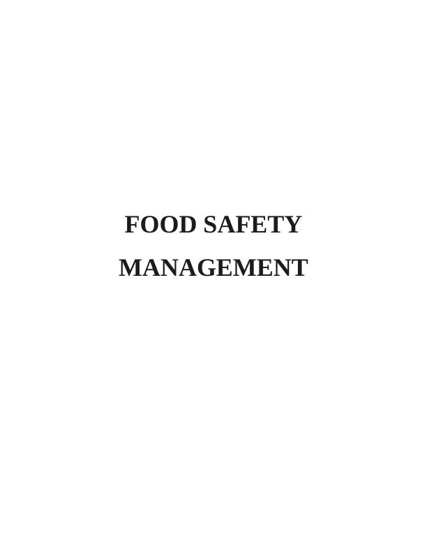 Food Safety Management Assignment - “The Ledbury” restaurant_1