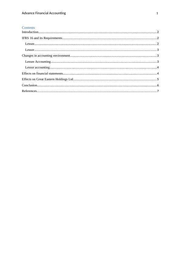 (solved) Advance Financial Accounting Report_2