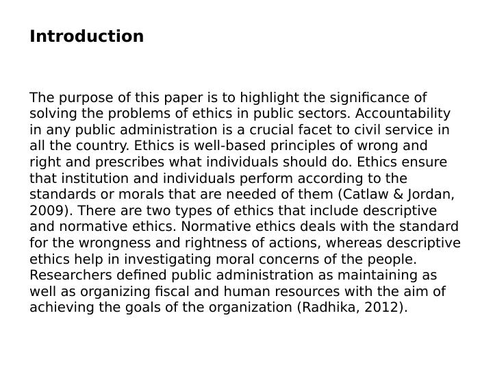 Ethics in Public Administration: Significance, Issues, and Solutions_2