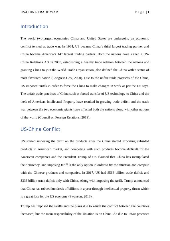 US-CHINA TRADE WAR.The world two-largest economies China and United States_2