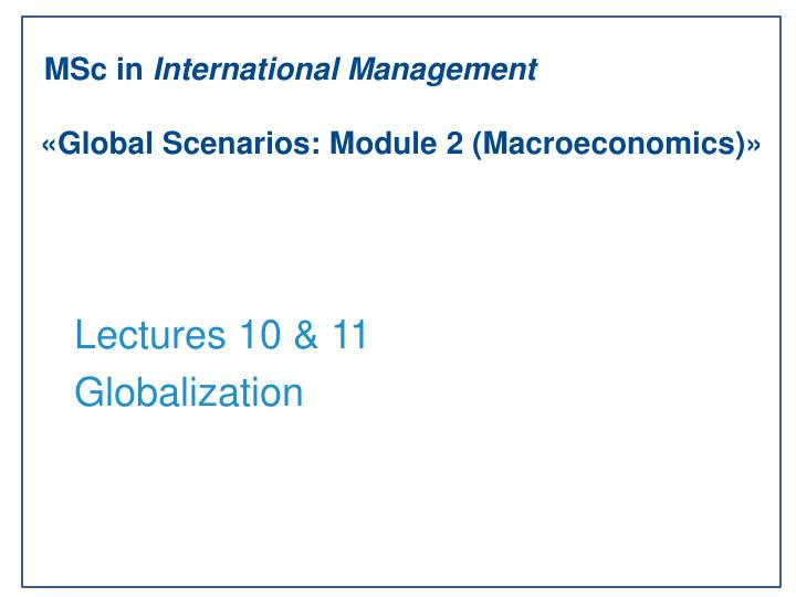 Economic Globalization Assignment 2022_1