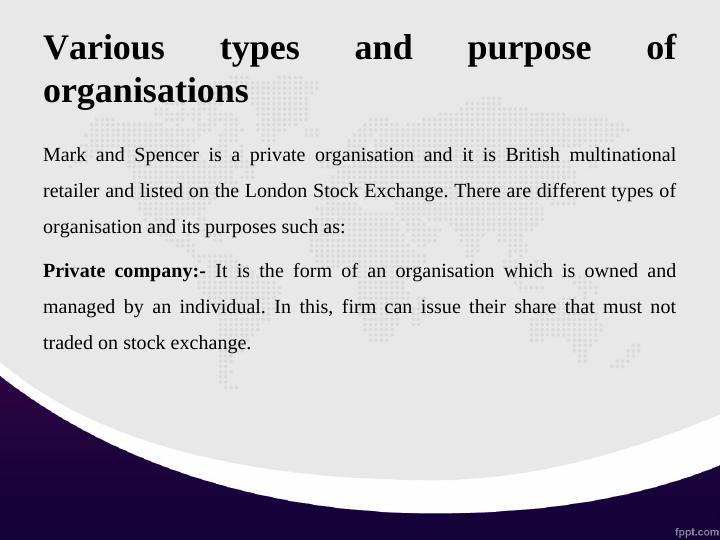 Types and Purpose of Organisations - Mark and Spencer_4