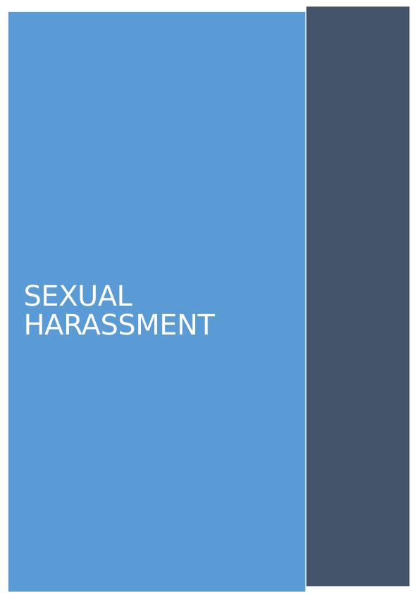 Assignment on Sexual Harassment_1