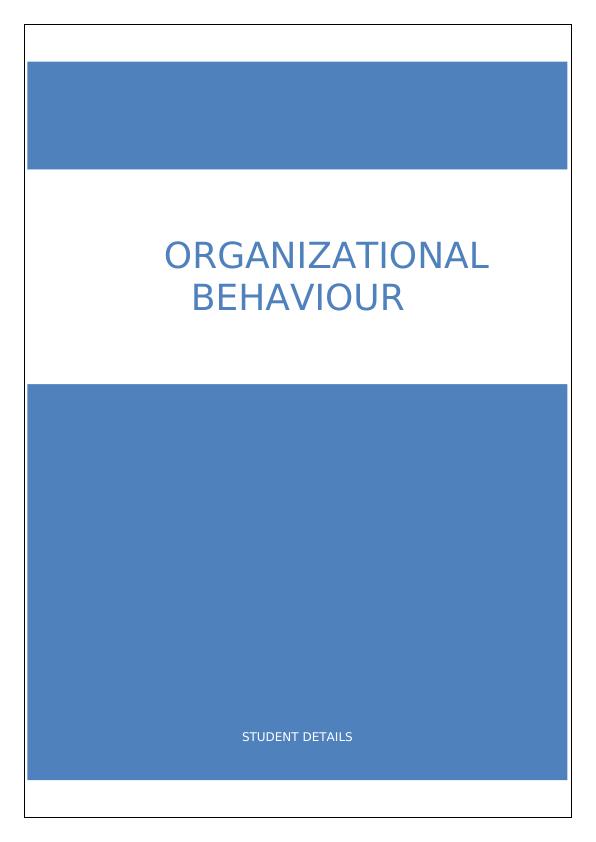 perception-personality-in-organizational-behaviour-desklib