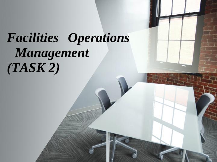 Facilities Operation Management_1