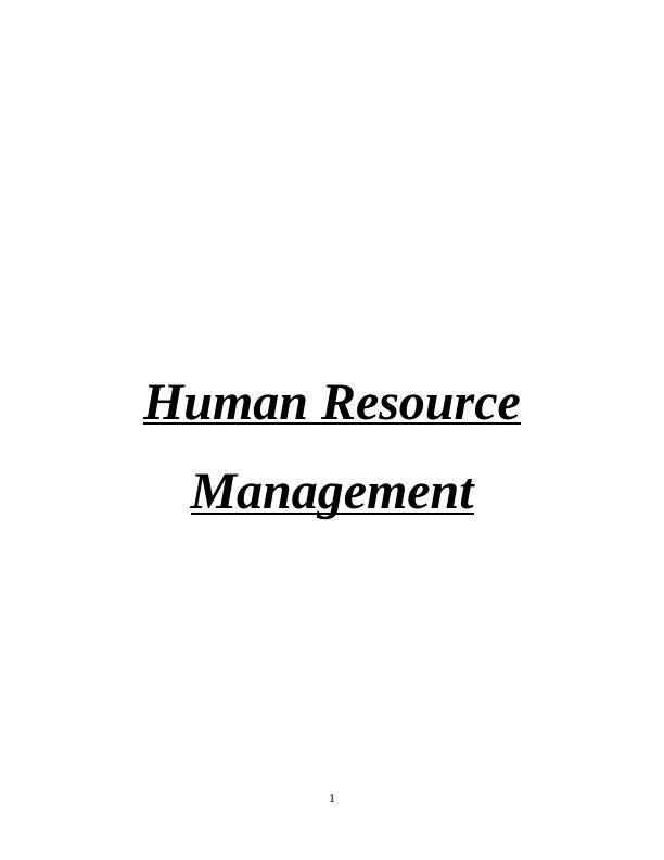 Functions and Purpose of HRM in Resourcing and Workforce Planning_1