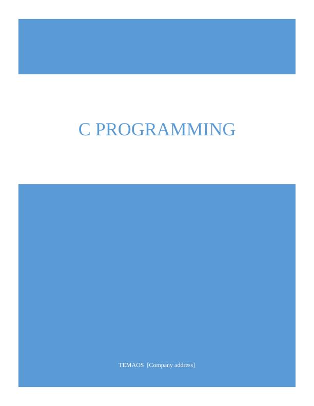 Sorting and Search Algorithms in C Programming_1