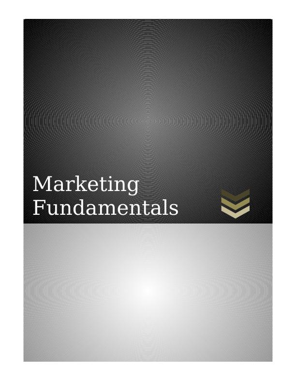 Assignment | Marketing Fundamentals_1