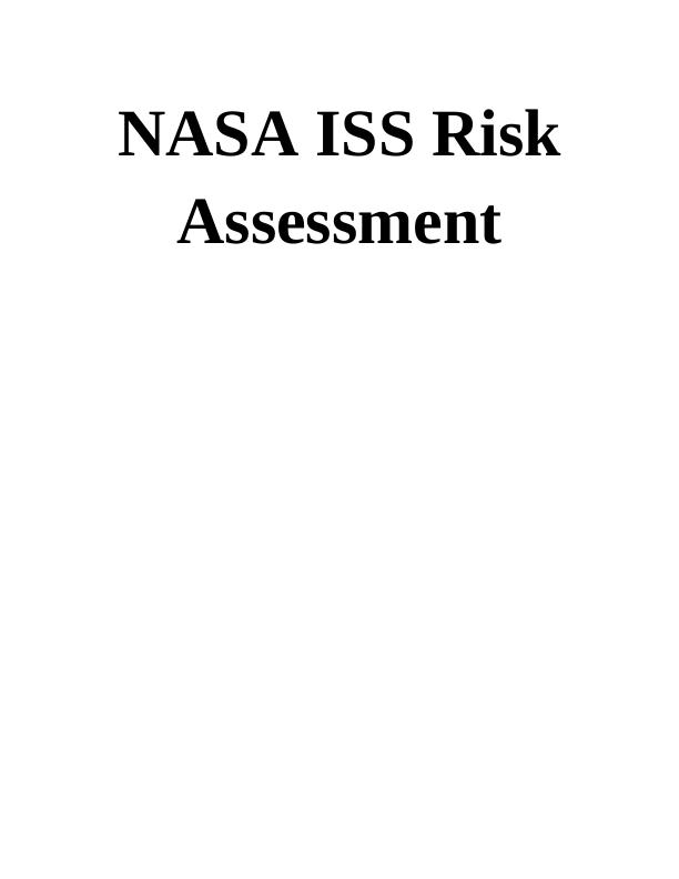 Nasa Iss Risk Management - Report_1