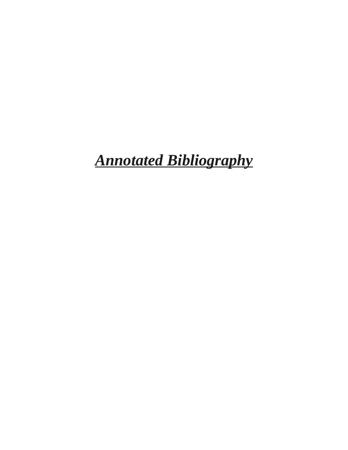 Annotated Bibliography Assignment PDF_1