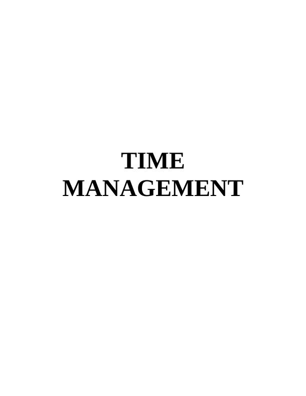 Assignment on  Time  Management_1