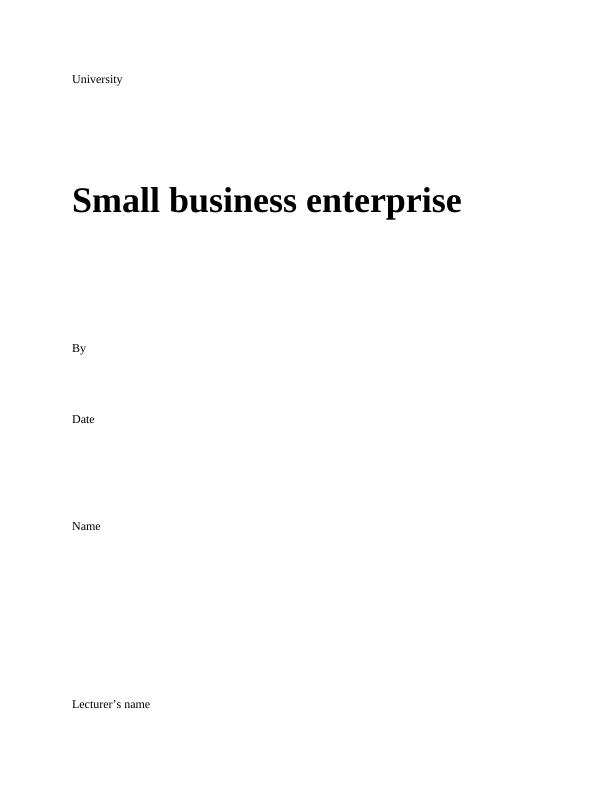 Small Business Enterprise Assessment (Doc)_1