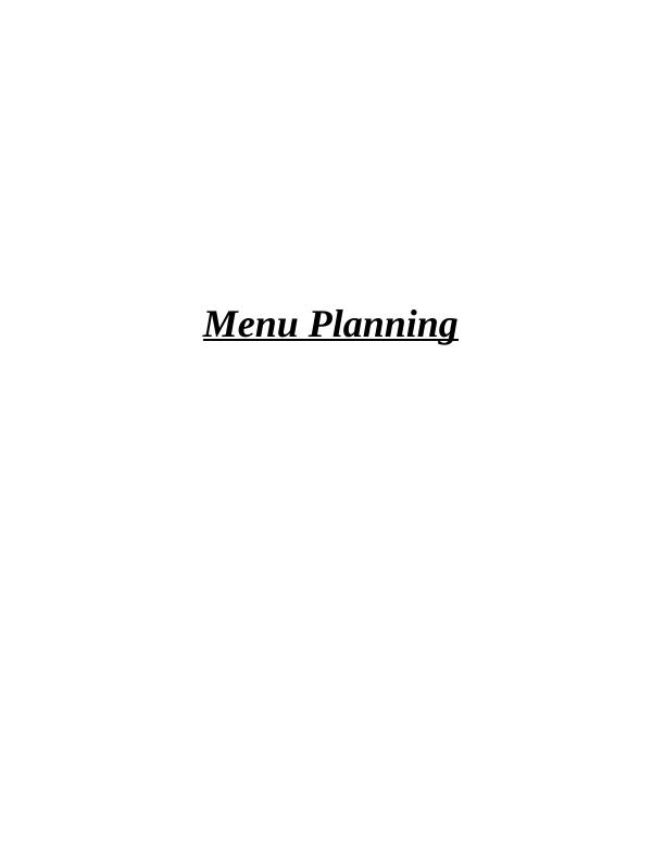 Menu Planning Assignment - Donatella restaurant_1