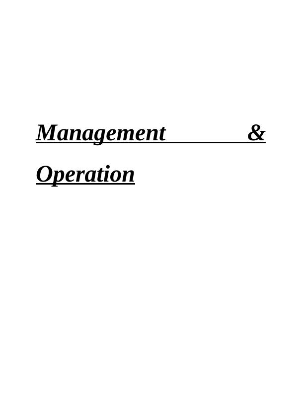Management & Operation Assignment Solved - Toyota_1