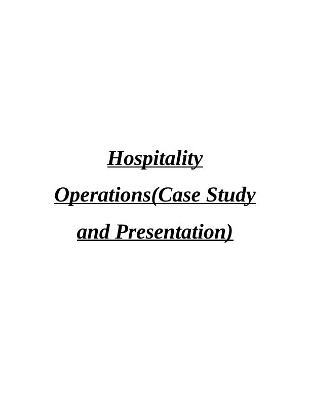 Function and Services of Rooms Division, Facilities and Security Departments_1