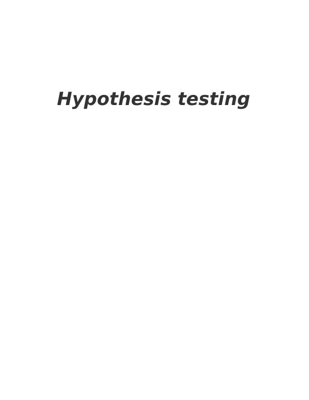 Assignment on Hypothesis Testing_1