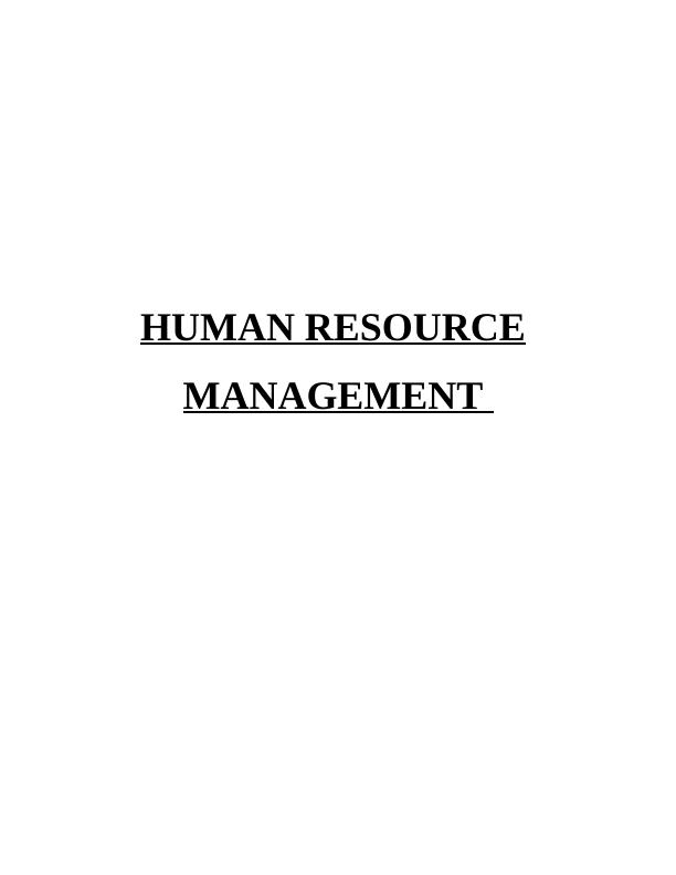 HR Function in Human Resource Management Organisation_1