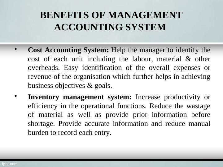 Management Accounting: Understanding Systems, Techniques, and Tools_6