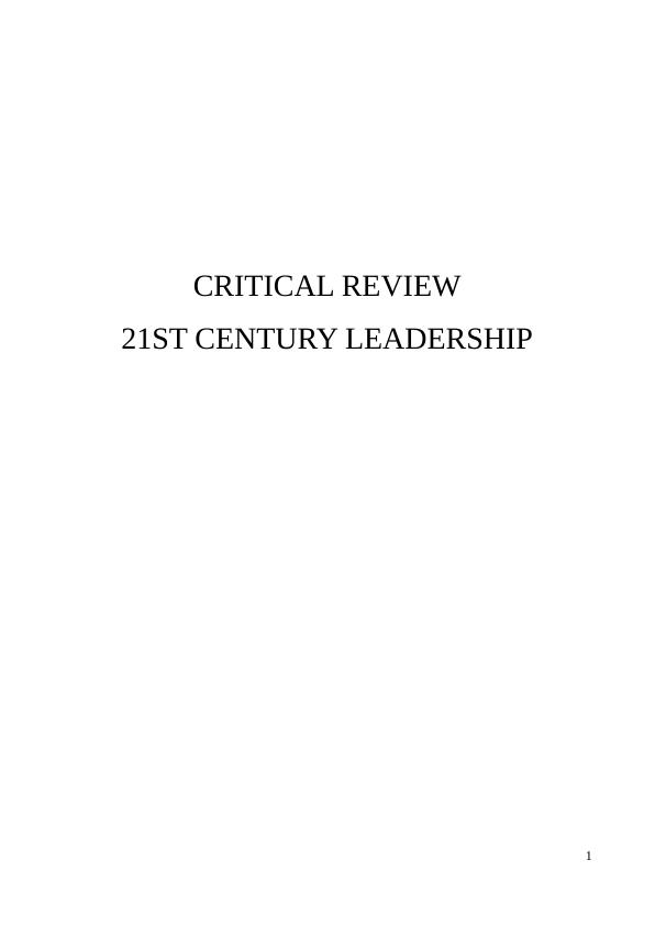 21st Century Leadership (Doc)_1