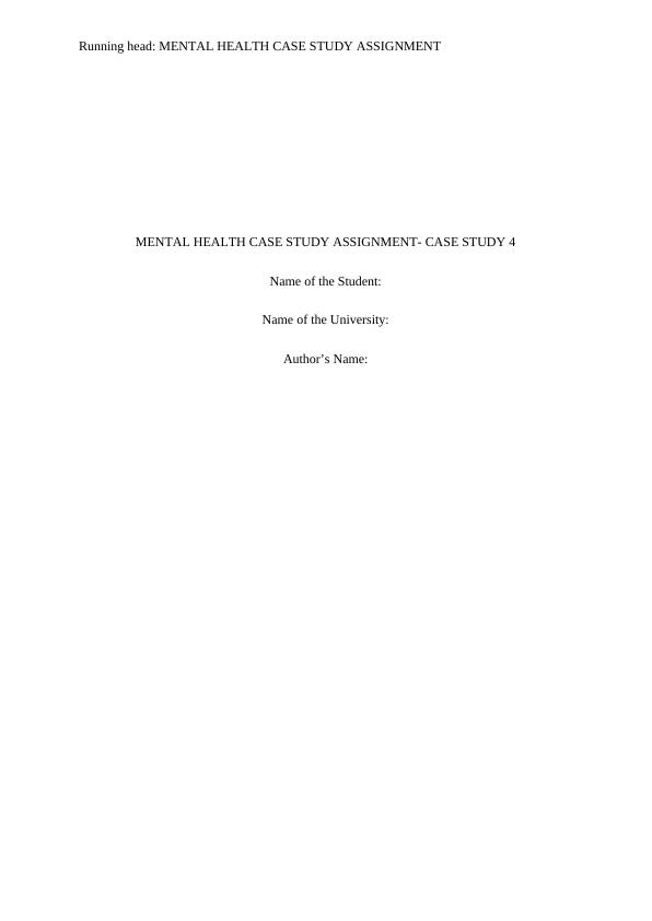 Mental Health - Dementia Case Study Assignment_1