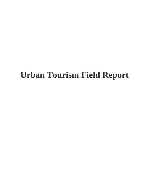 Urban Tourism Development_1