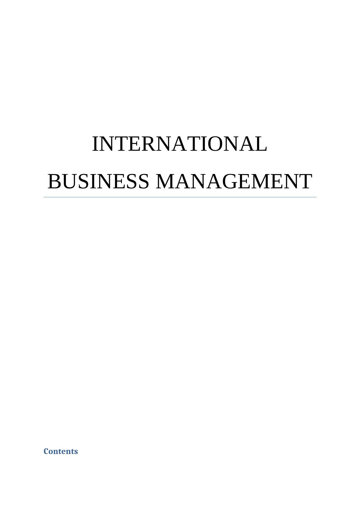 International Business Management Assessment 2022_1