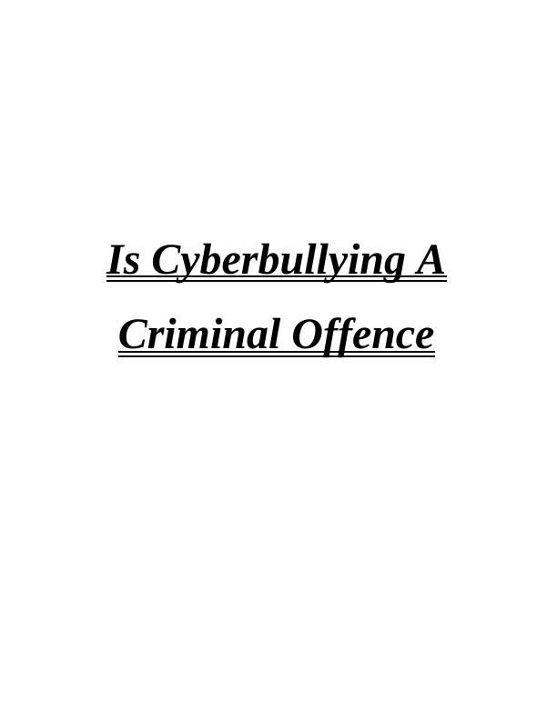 Cyber Bullying in U.K._1