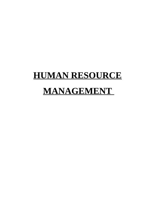 Human Resource Management Assignment |  TOYOTA company_1