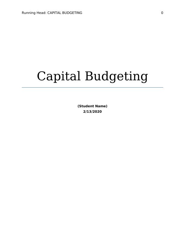 Capital Budgeting | Value Bond And Share | WACC_1