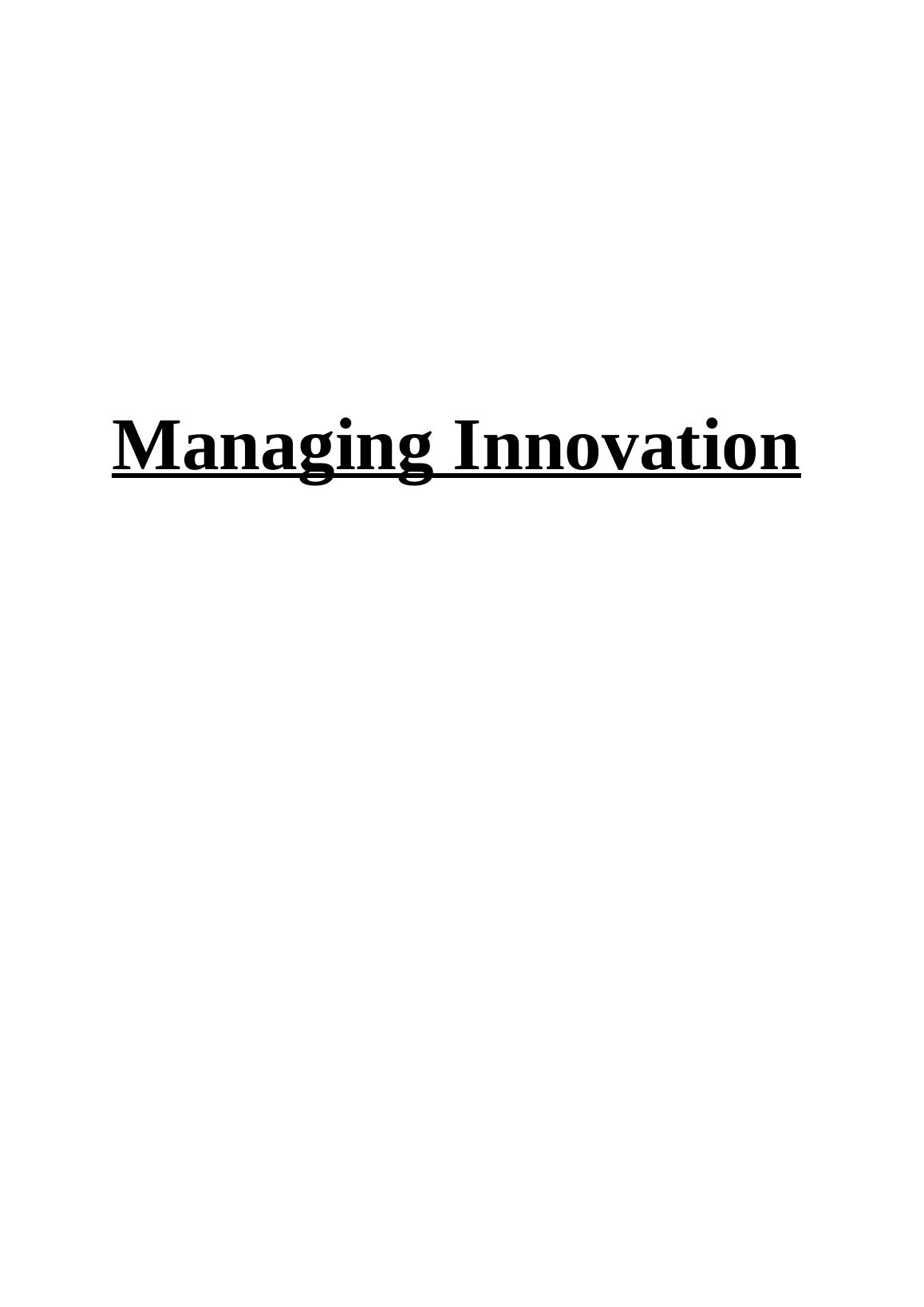Managing Innovation: Application of Diffusion Innovation Theory in Historical Development Context_1