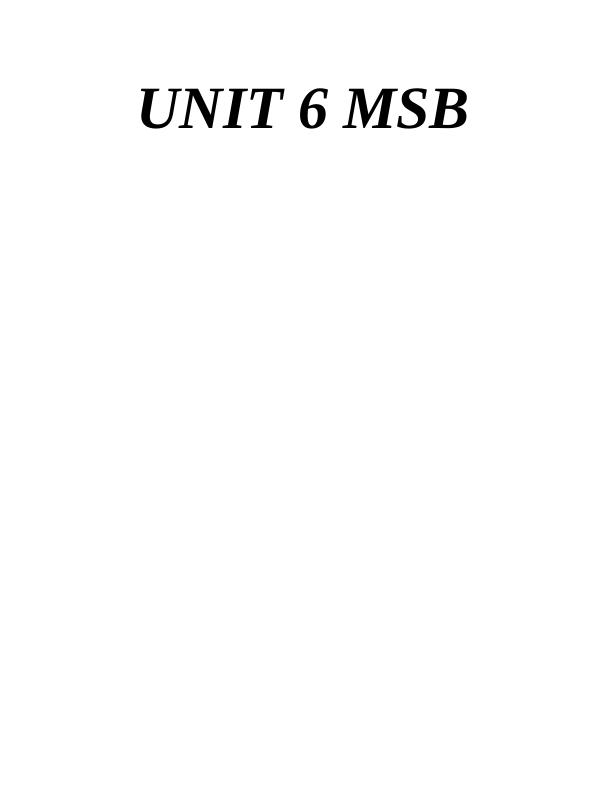 Unit 6 MSB (Managing Successful Business)_1
