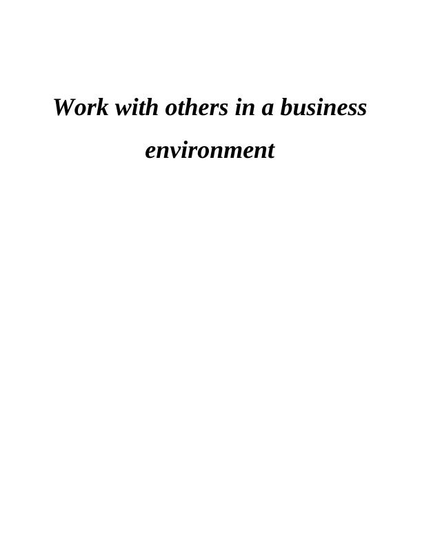 Working with Others in a Business Environment_1