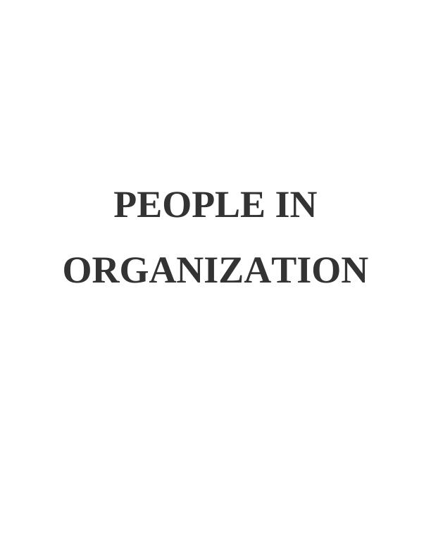 Assignment on People in Organization_1