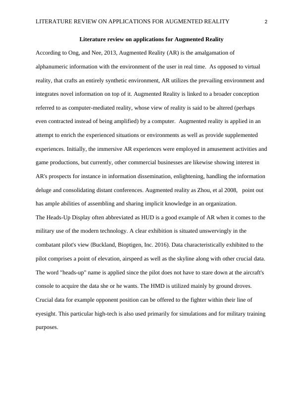 Literature Review on Applications for Augmented Reality_2