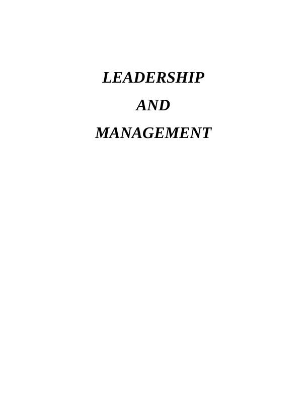 Leadership and Management Distinguishes_1
