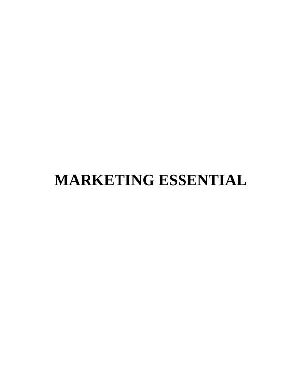 MARKETING EESSENTIAL INTRODUCTION_1
