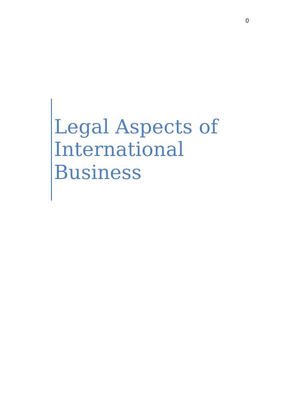 Legal Aspects of International Business_1