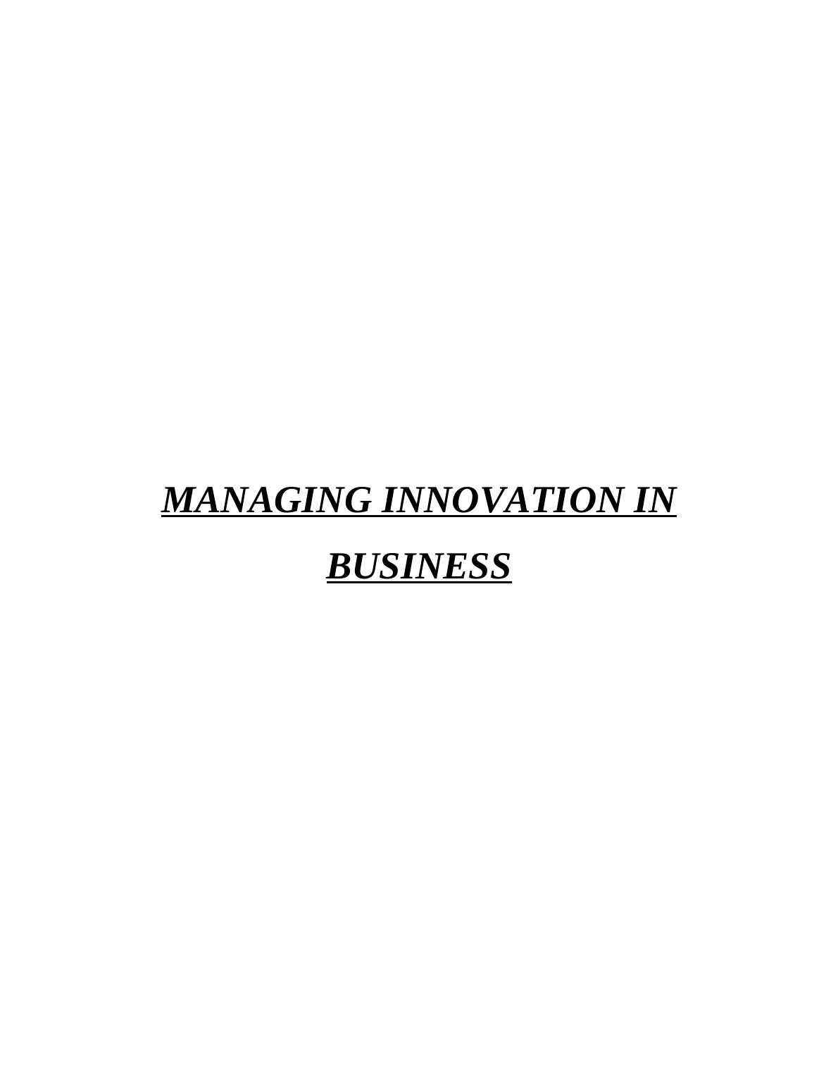 PDF: Managing Innovation in Business_1