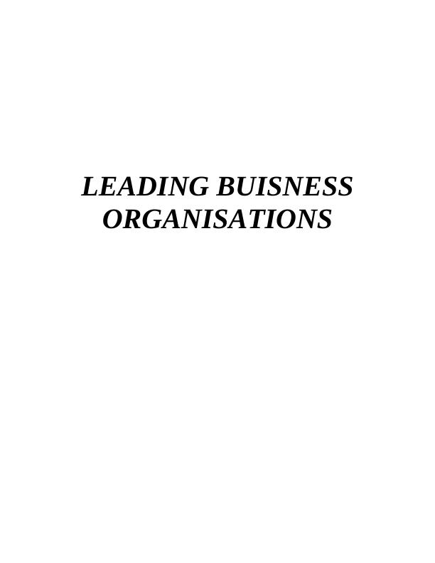 Leadership Styles in Business Organizations_1