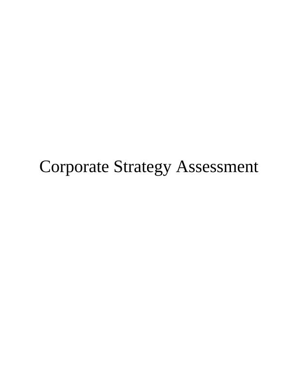 Corporate Strategy Assignment (Doc)_1