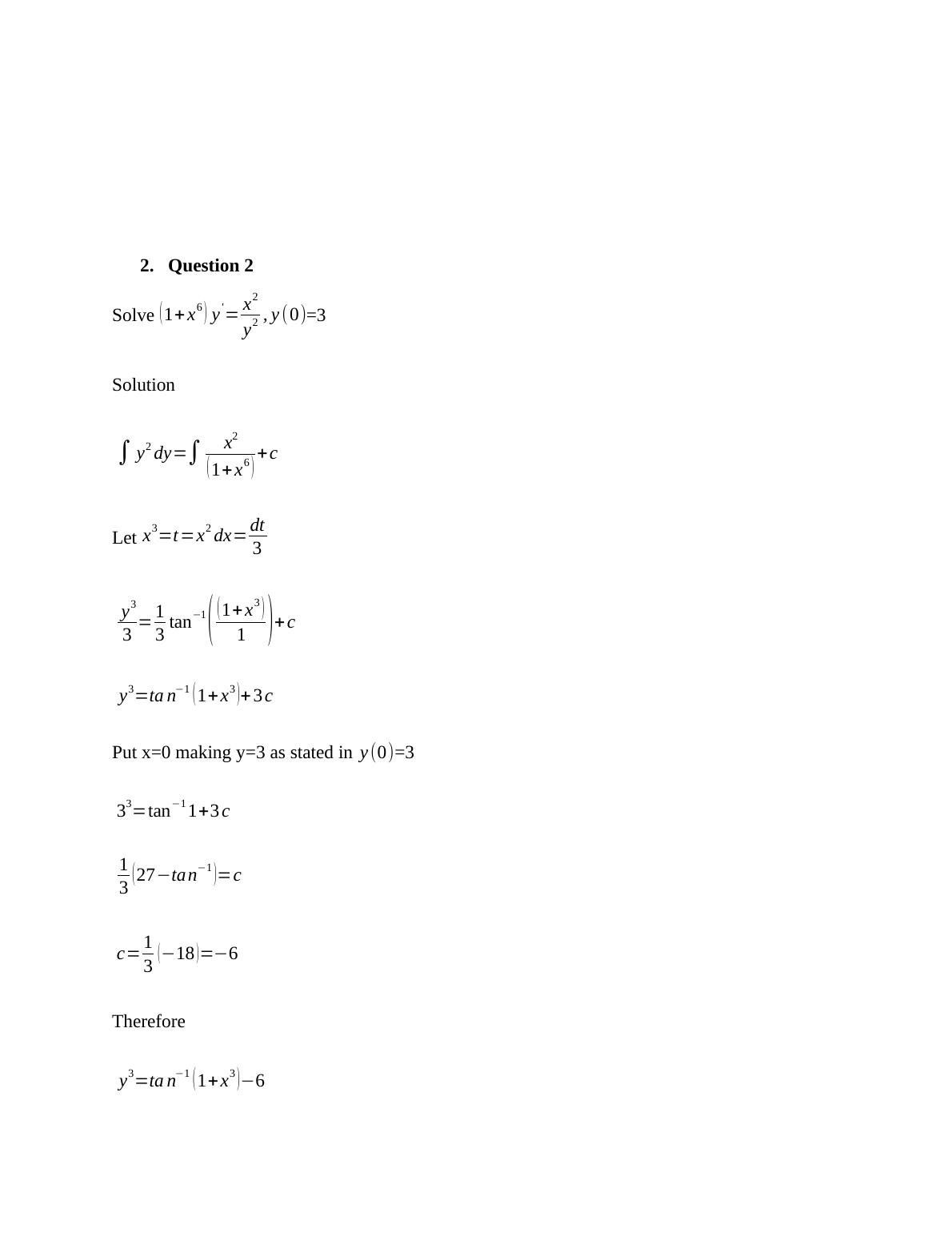 Bernoulli Differential Equations - Problems_2